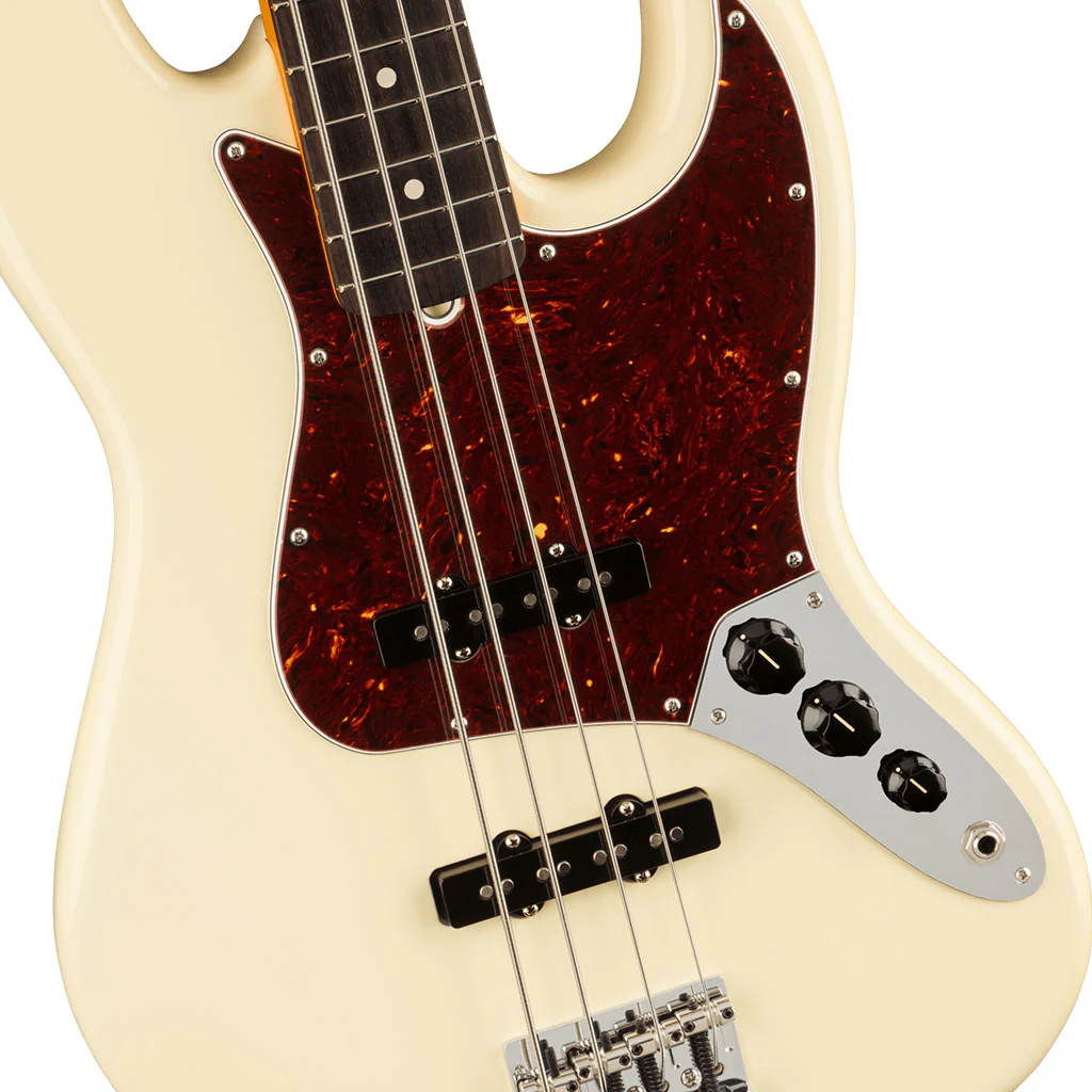 Fender - American Professional II Jazz Bass® - Rosewood Fingerboard - Olympic White - Image 6