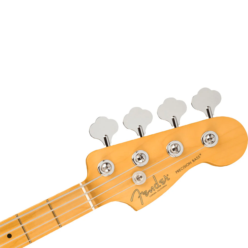 Fender - American Professional II Precision Bass® - Maple Fingerboard - Miami Blue - Image 4