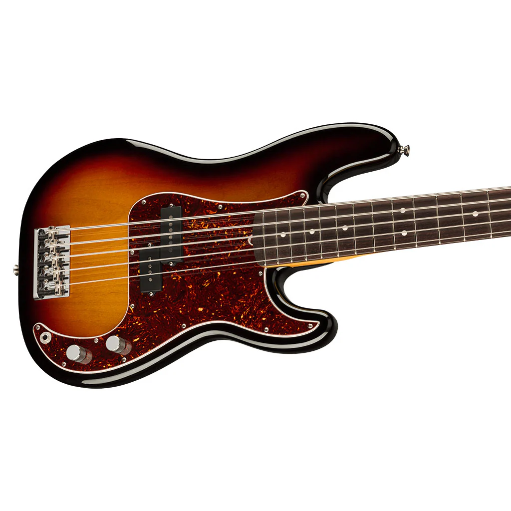 Fender - American Professional II Precision Bass® V - Rosewood Fingerboard - 3-Color Sunburst - Image 7