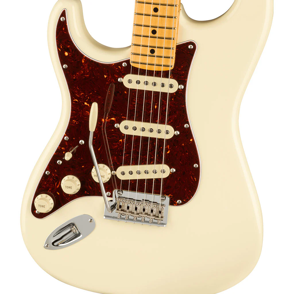 Fender - American Professional II Stratocaster® Left-Hand - Maple Fingerboard - Olympic White - Image 4