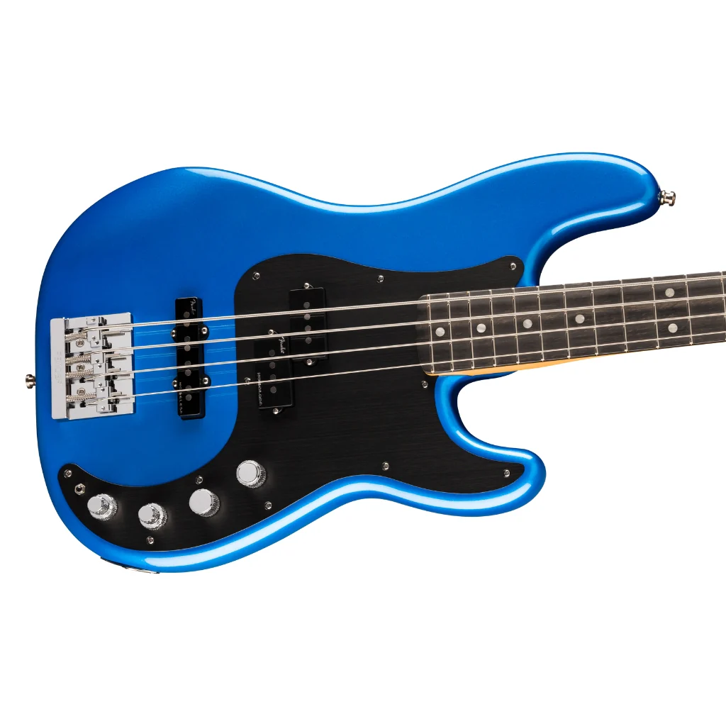 Fender American Ultra II Ebony Fingerboard Precision Bass - Noble Blue - Image 8