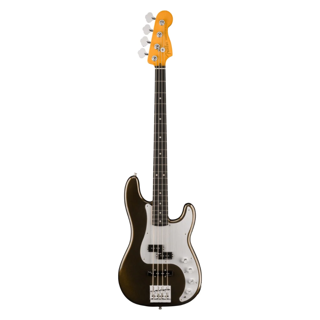 Fender American Ultra II Ebony Fingerboard Precision Bass - Texas Tea - Image 3