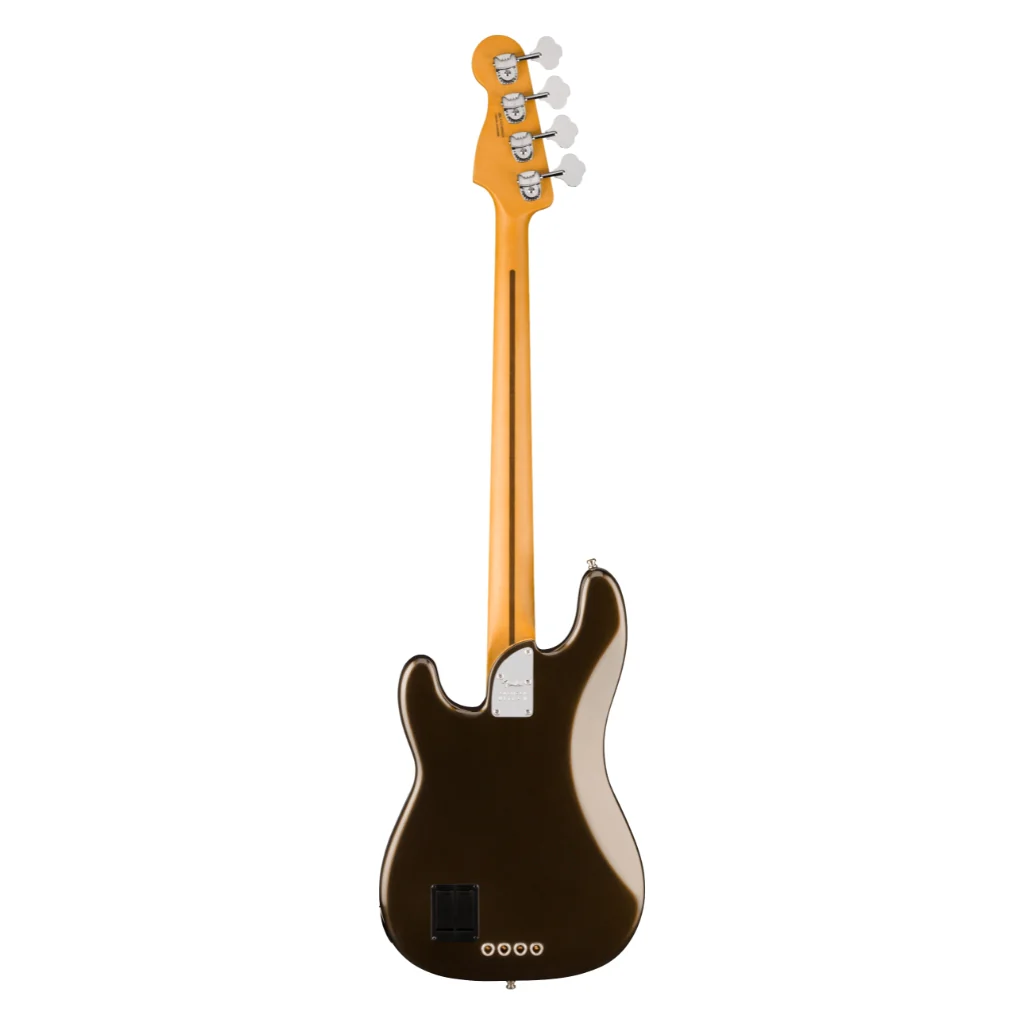 Fender American Ultra II Ebony Fingerboard Precision Bass - Texas Tea - Image 4