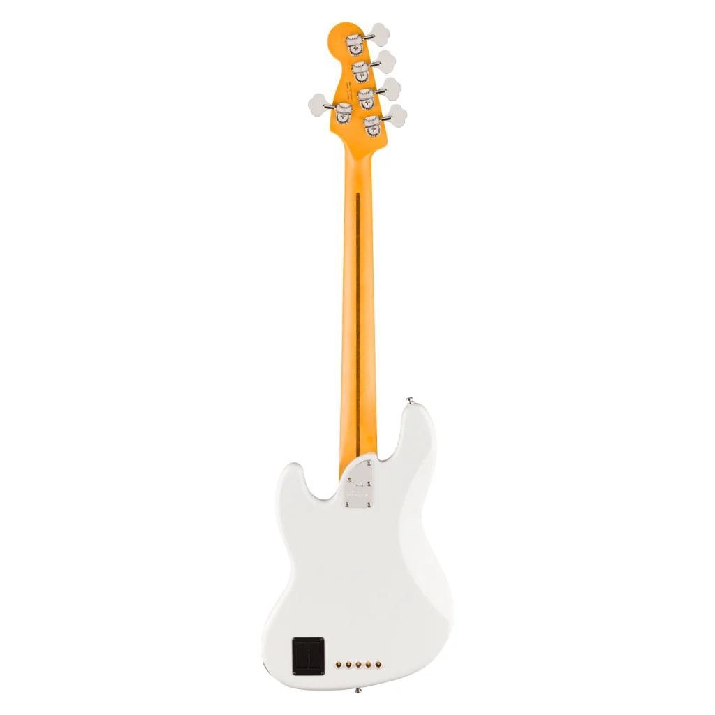 Fender American Ultra II Maple Fingerboard Jazz Bass  V - Avalanche - Image 4