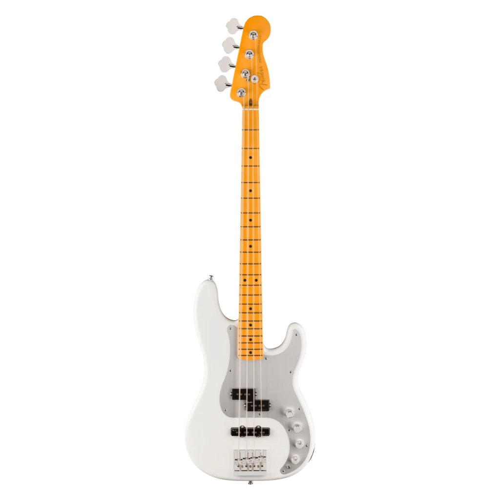 Fender American Ultra II Maple Fingerboard Precision Bass - Avalanche - Image 3