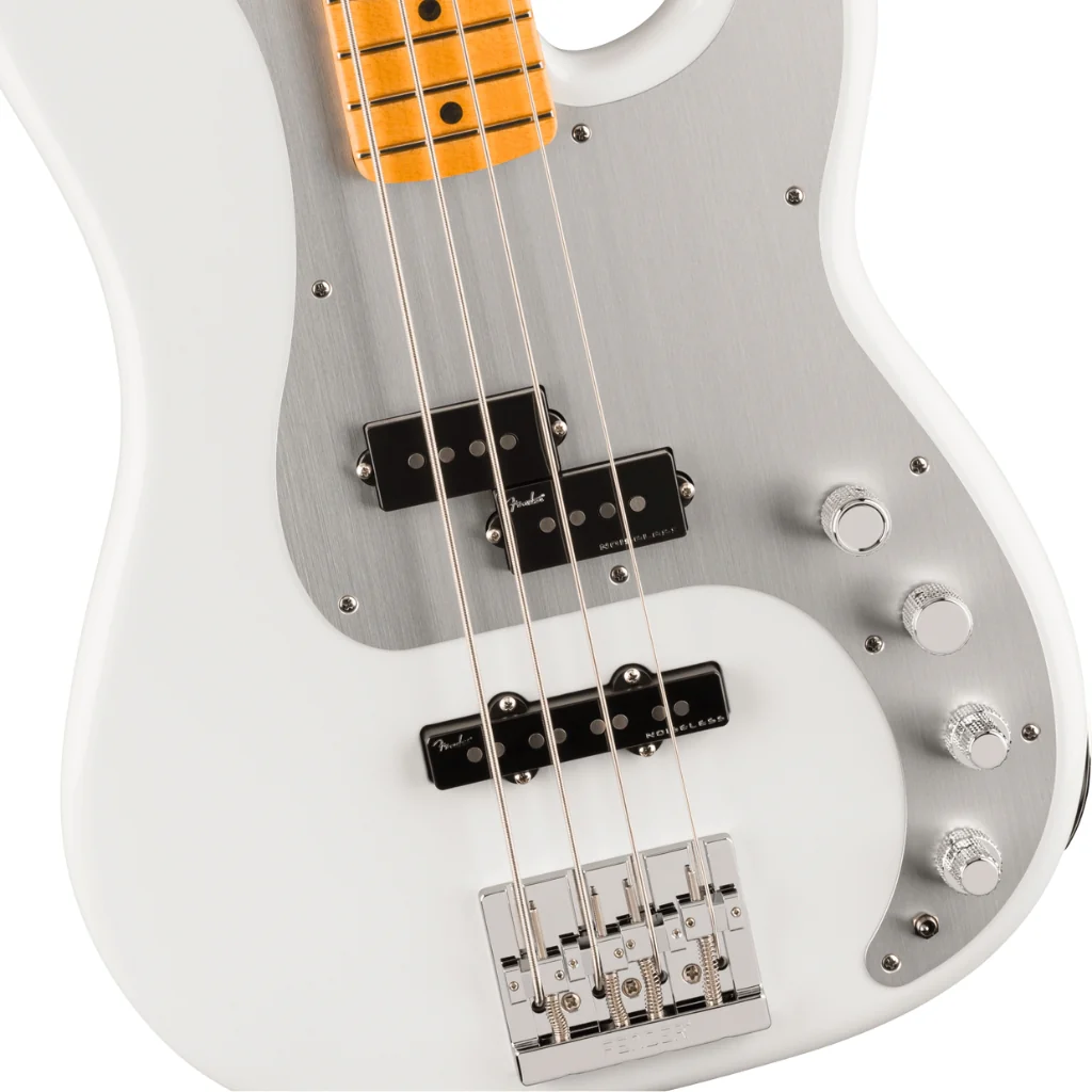 Fender American Ultra II Maple Fingerboard Precision Bass - Avalanche - Image 7