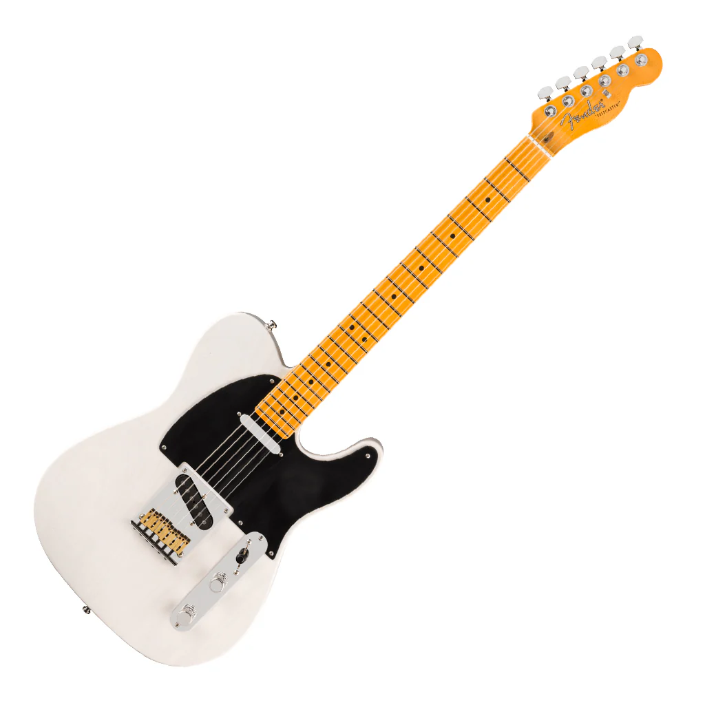 Fender American Ultra Luxe Vintage '50s Telecaster - White Blonde, Maple Fingerboard - Image 7