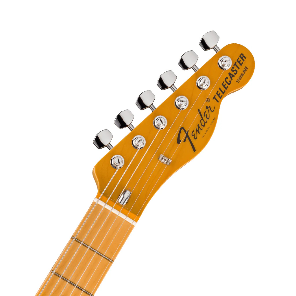Fender American Vintage II 1972 Telecaster Thinline Maple Fingerboard - Candy Apple Red - Image 5