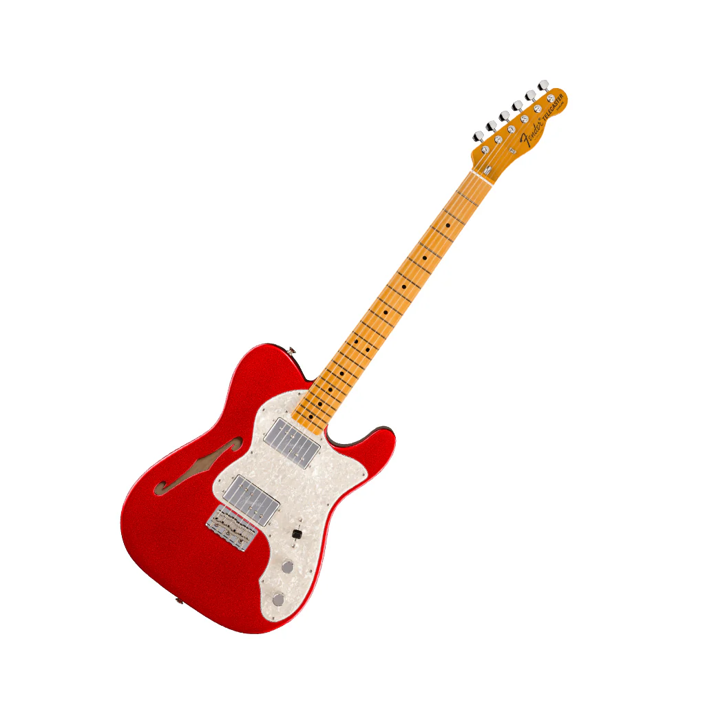 Fender American Vintage II 1972 Telecaster Thinline Maple Fingerboard - Candy Apple Red - Image 8
