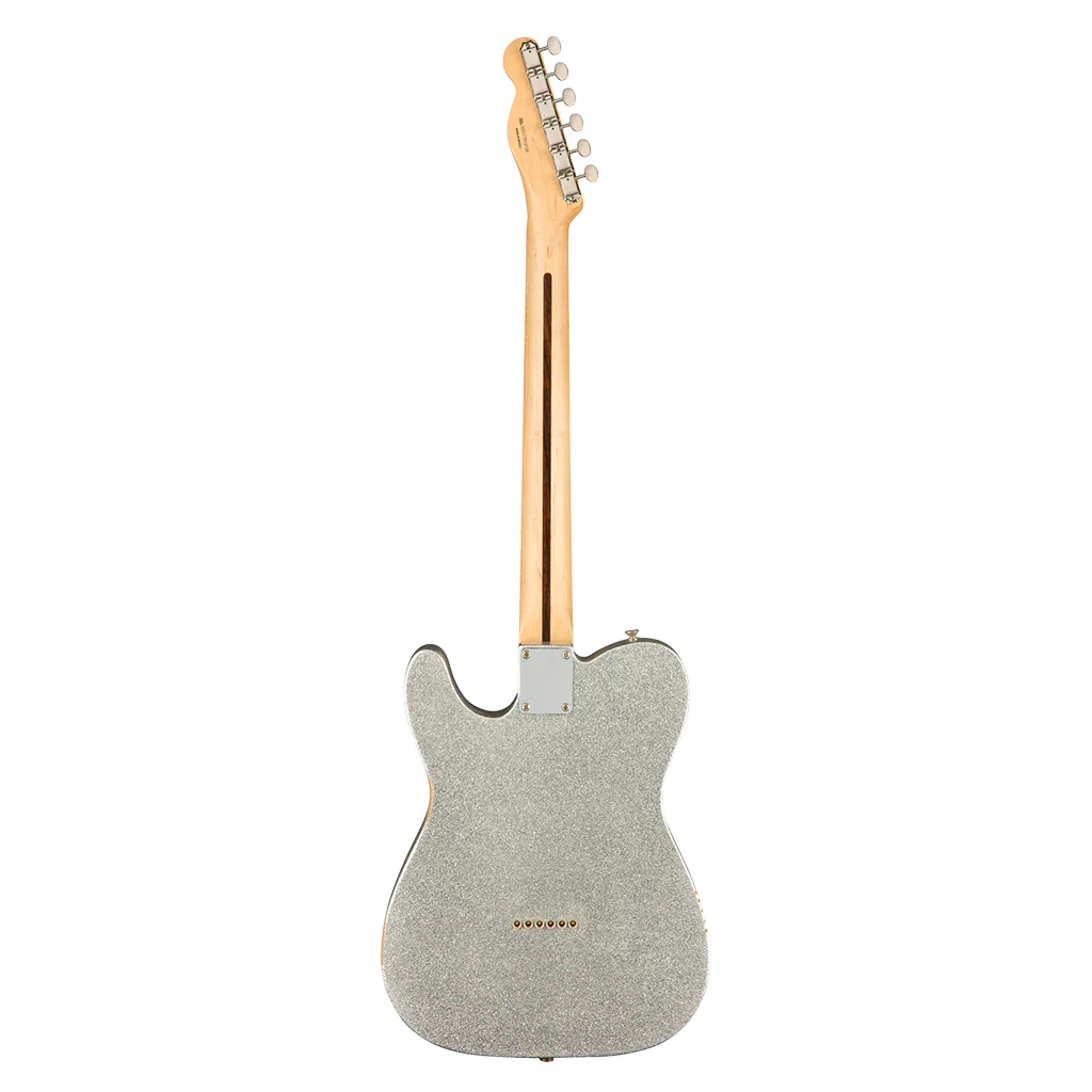 Fender - Brad Paisley Road Worn Telecaster®, Maple Fingerboard, Silver Sparkle - Image 3