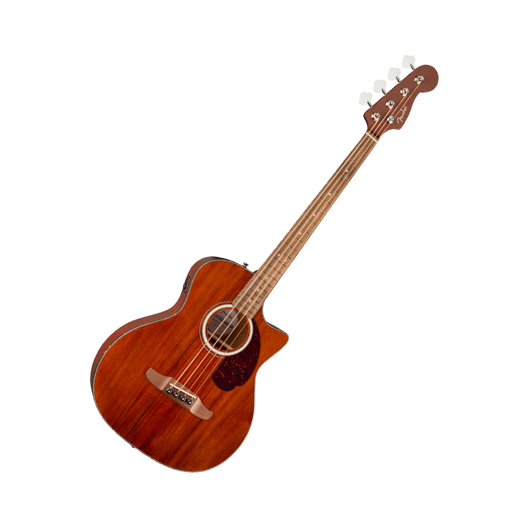 Fender California Deluxe Kingman CE Mahogany Acoustic-Electric Bass - Natural - Image 8