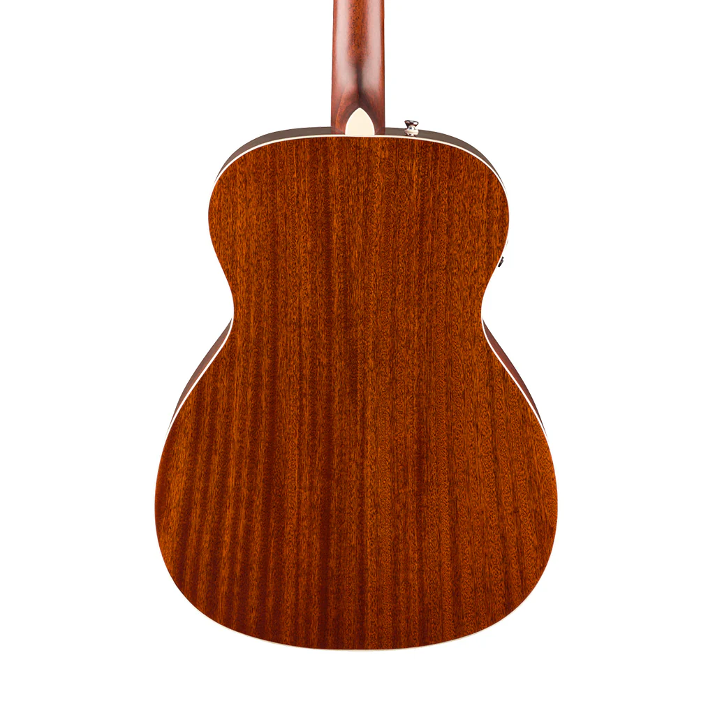 Fender California Deluxe Monterey E w/Ivory Pickguard Acoustic-Electric - Aztec Gold - Image 2