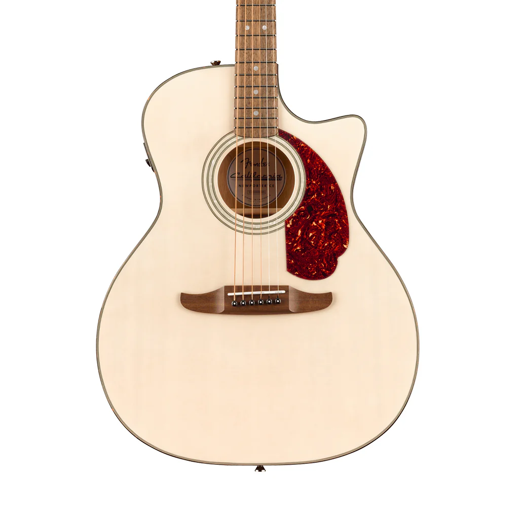 Fender California Deluxe Newporter CE Acoustic-Electric - White Blonde