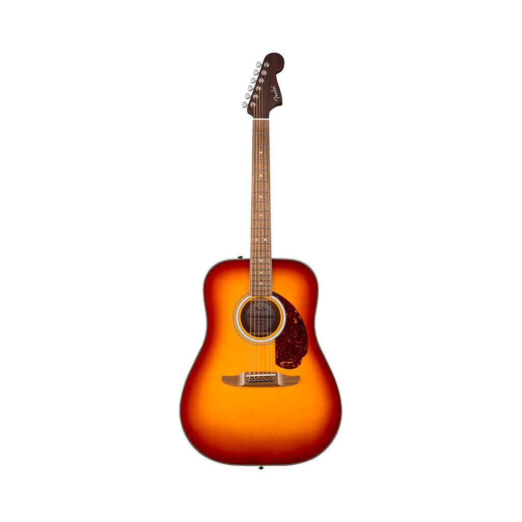 Fender California Deluxe Redondo Acoustic Guitar - Sienna Sunburst - Image 3