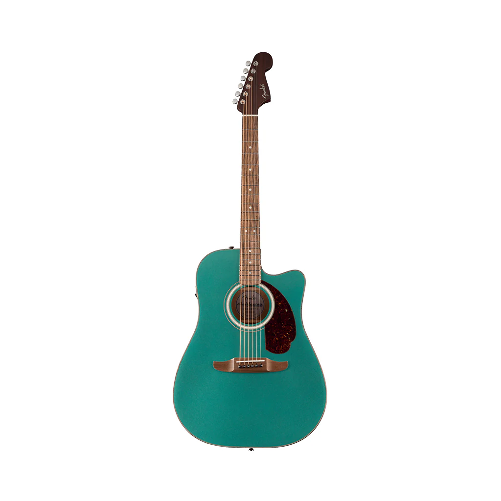 Fender California Deluxe Redondo CE Acoustic-Electric - Sherwood Green - Image 3