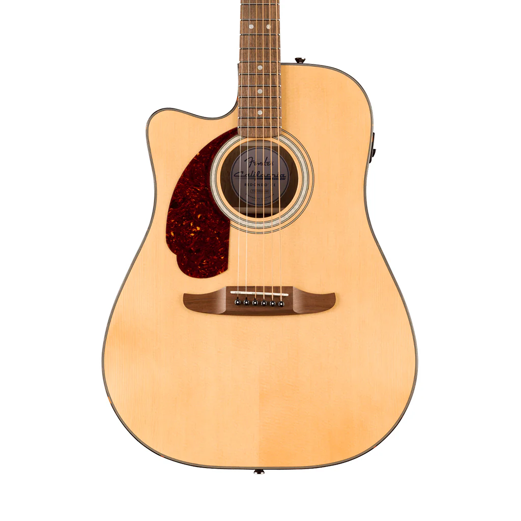 Fender California Deluxe Redondo CE Left Handed Acoustic-Electric - Natural