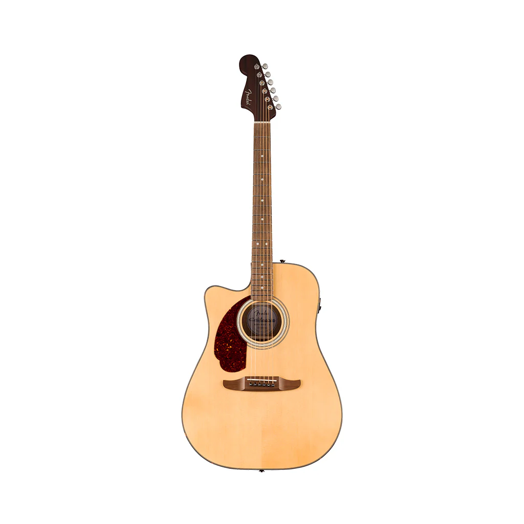 Fender California Deluxe Redondo CE Left Handed Acoustic-Electric - Natural - Image 3