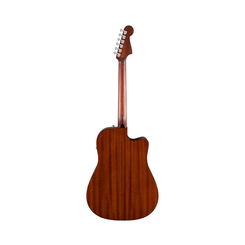 Fender California Deluxe Redondo CE Left Handed Acoustic-Electric - Natural - Image 4