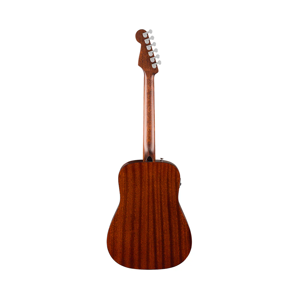 Fender California Deluxe Redondo Jr. E Mahogany Acoustic-Electric - Natural - Image 4