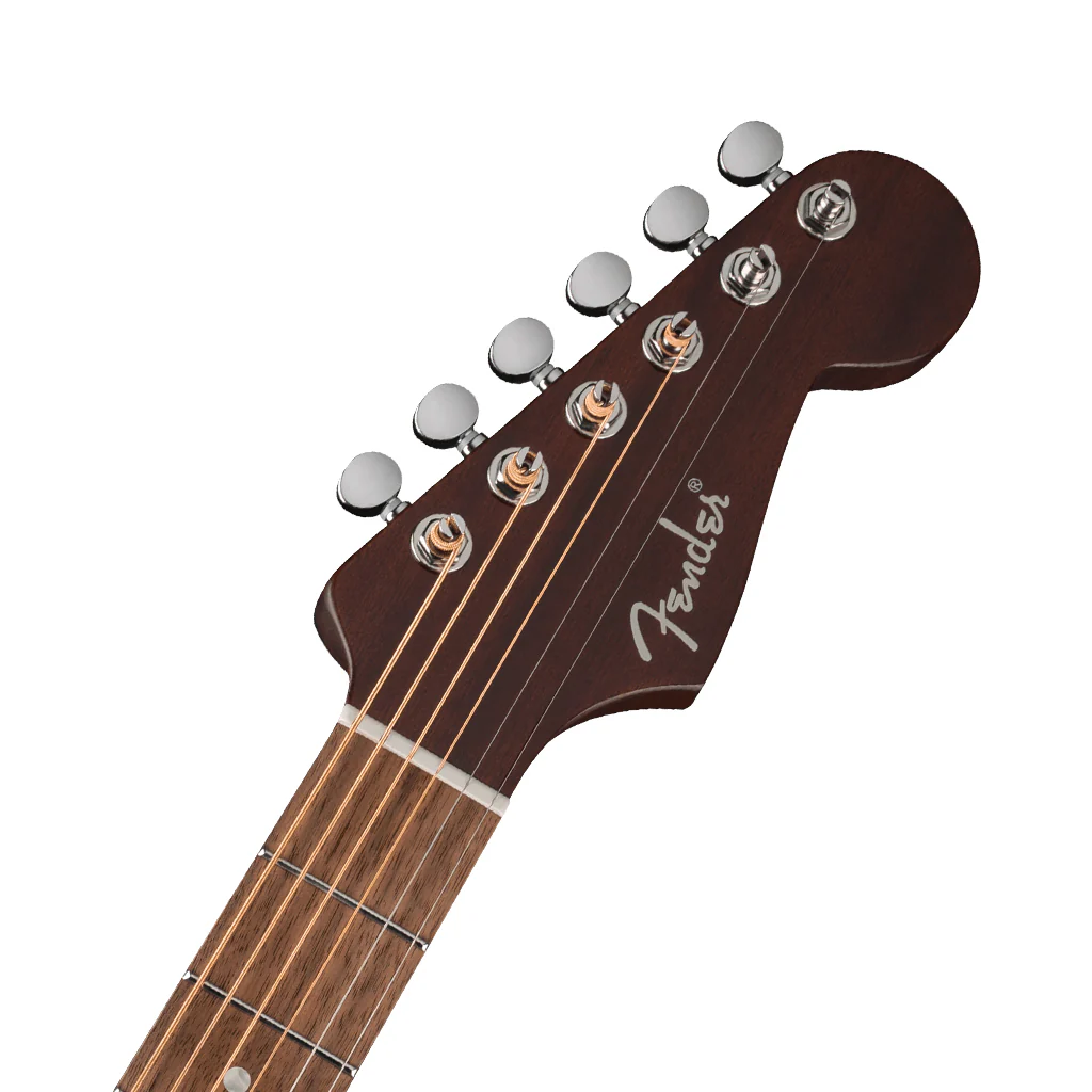 Fender California Deluxe Redondo Jr. E Mahogany Acoustic-Electric - Natural - Image 5