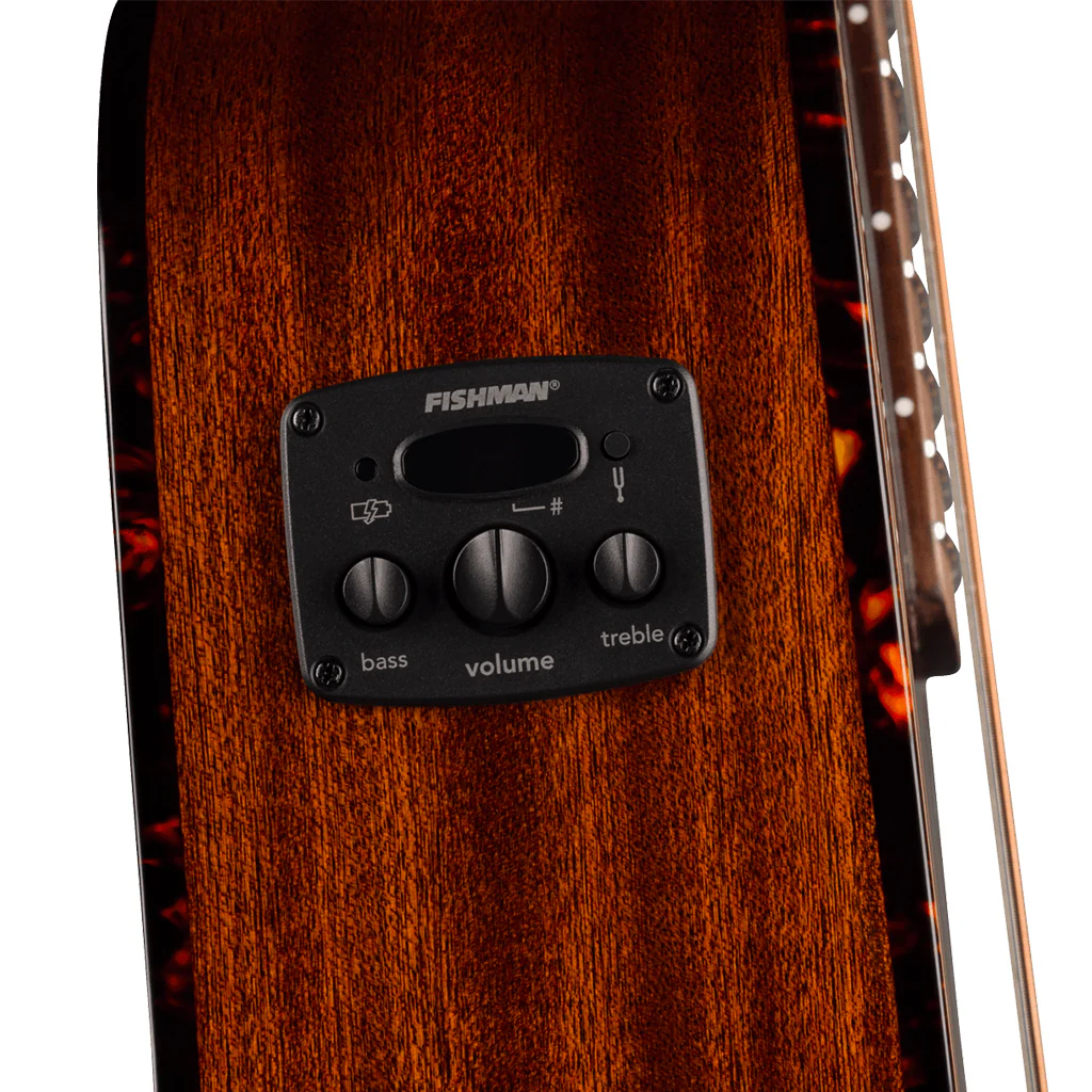 Fender California Deluxe Redondo Jr. E Mahogany Acoustic-Electric - Natural - Image 7