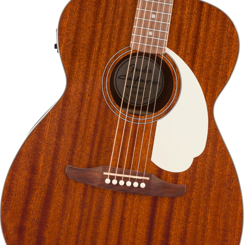 Fender California Standard Monterey E Acoustic-Electric Guitar - Natural Sapele - Image 7