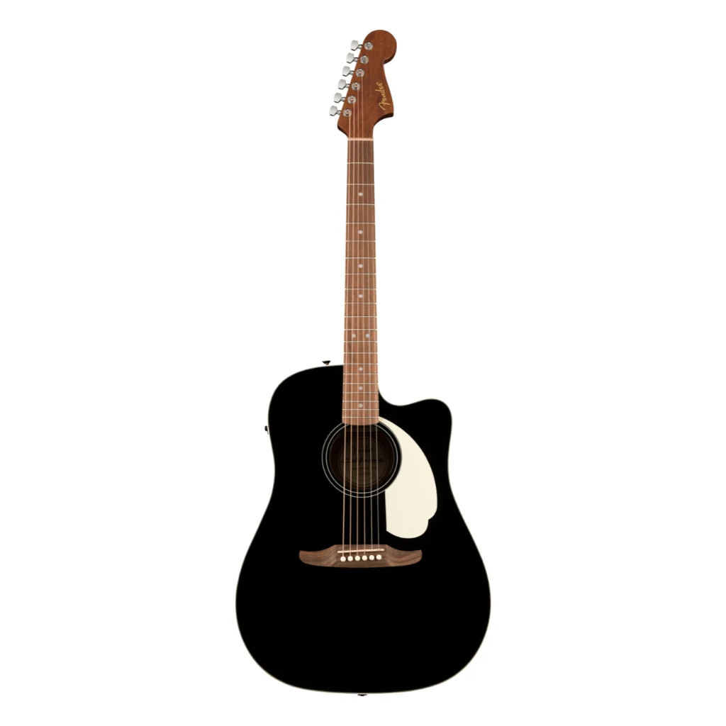 Fender California Standard Redondo CE Acoustic-Electric Guitar - Black, Spruce Top - Image 3