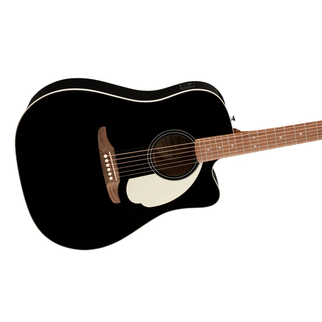 Fender California Standard Redondo CE Acoustic-Electric Guitar - Black, Spruce Top - Image 8