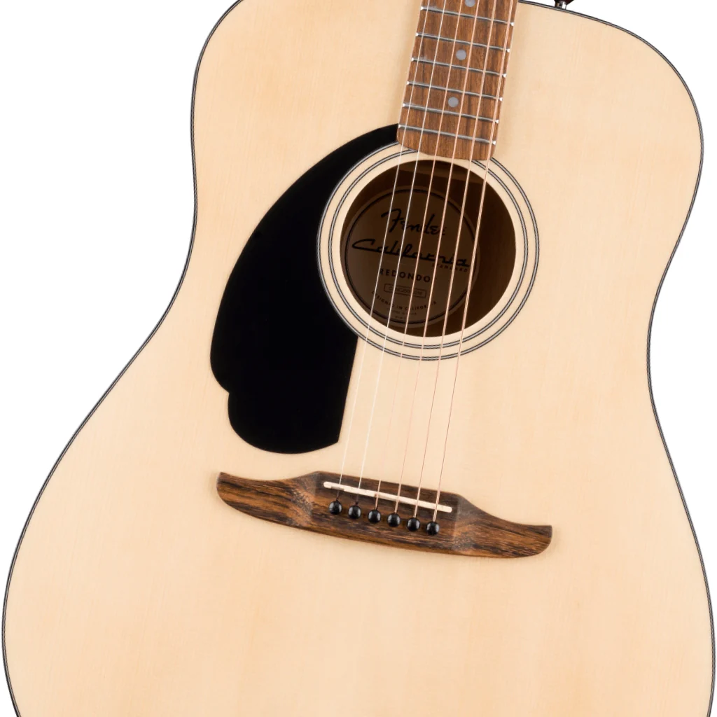Fender California Standard Redondo Left-Handed Acoustic Guitar - Natural, Spruce Top - Image 7