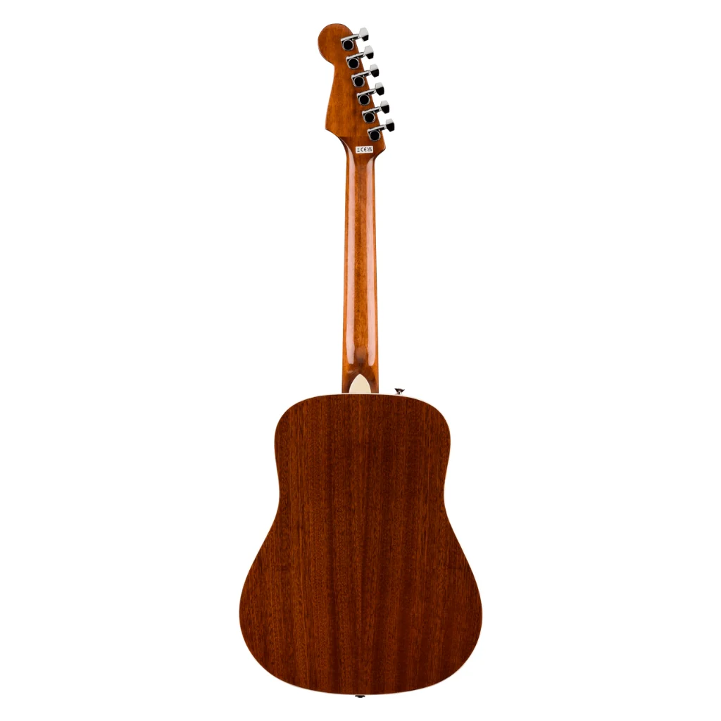 Fender California Standard Redondo Mini Acoustic Guitar - Natural Sapele, Sapele Top - Image 3