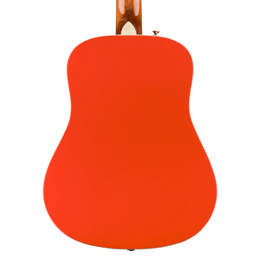 Fender California Standard Redondo Mini Acoustic Guitar with Bag - Fiesta Red, Spruce Top - Image 2