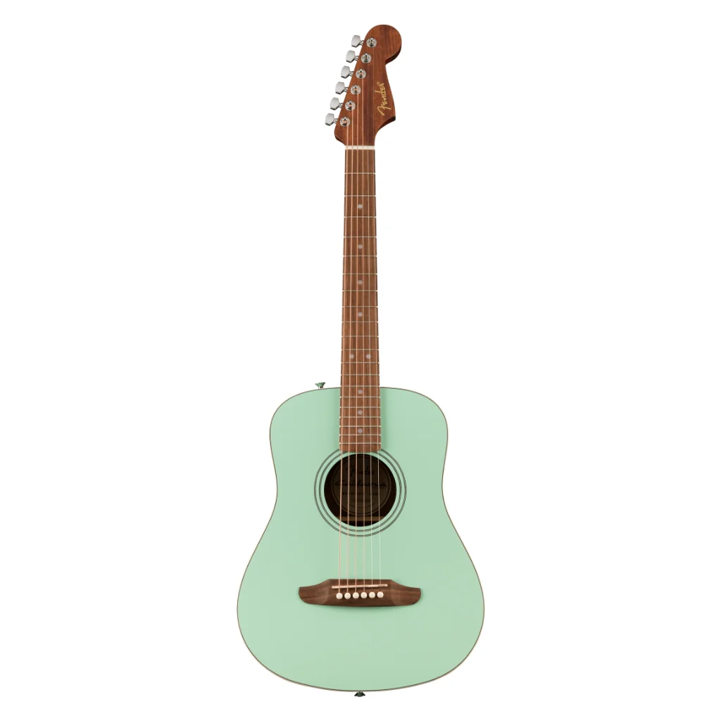Fender California Standard Redondo Mini Acoustic Guitar with Bag - Surf Green, Spruce Top - Image 3