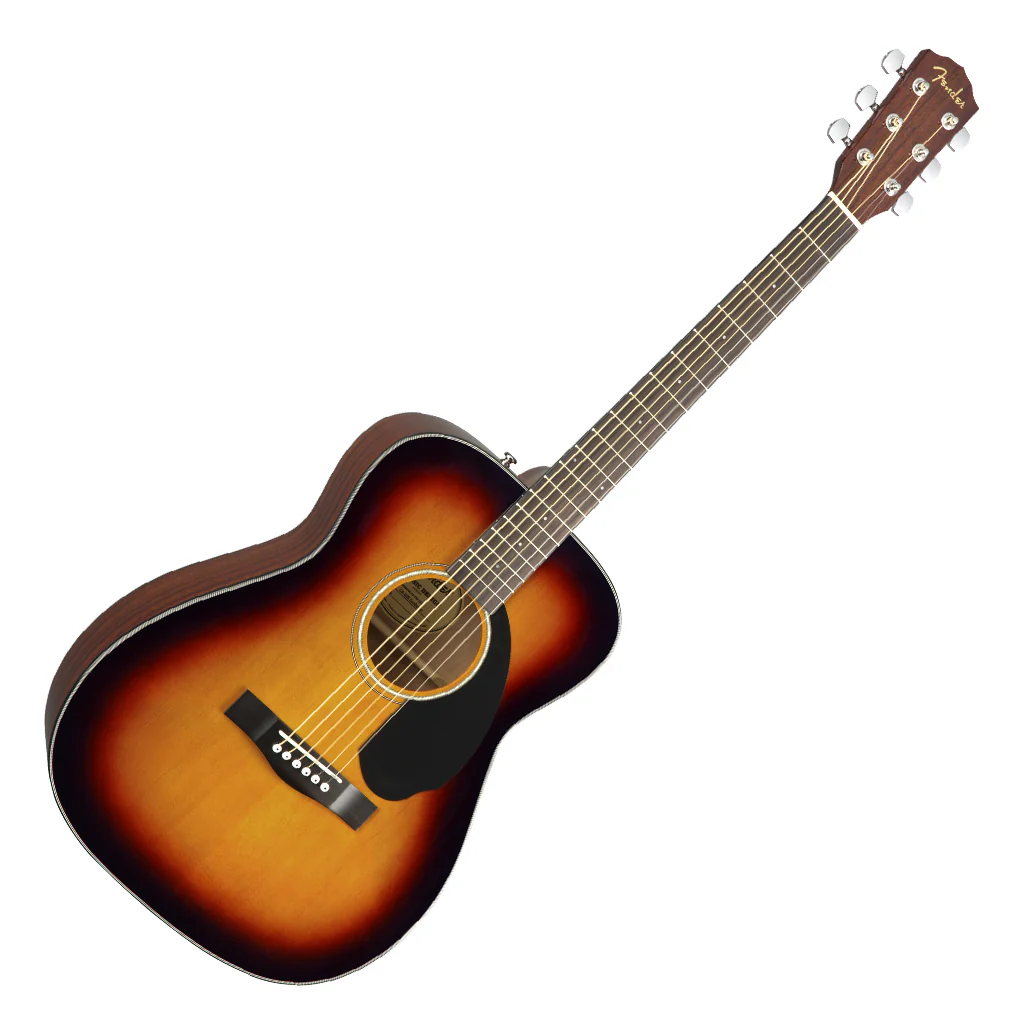 Fender CC-60S Concert Acoustic Guitar - Sunburst - Image 4