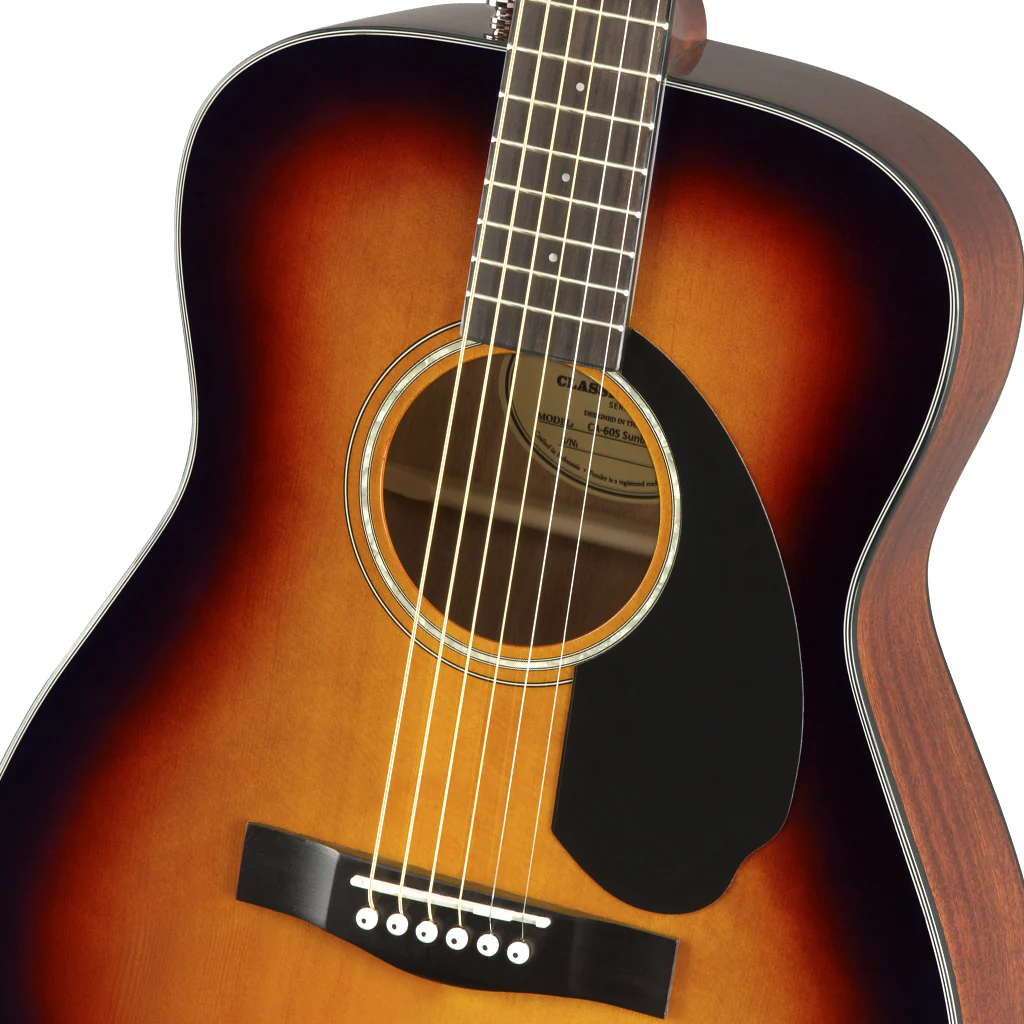 Fender CC-60S Concert Acoustic Guitar - Sunburst - Image 5