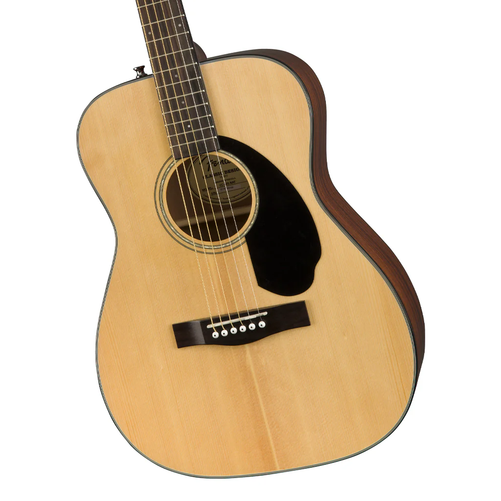 Fender CC-60S Concert, Walnut Fingerboard, Natural Acoustic Guitar - Image 8
