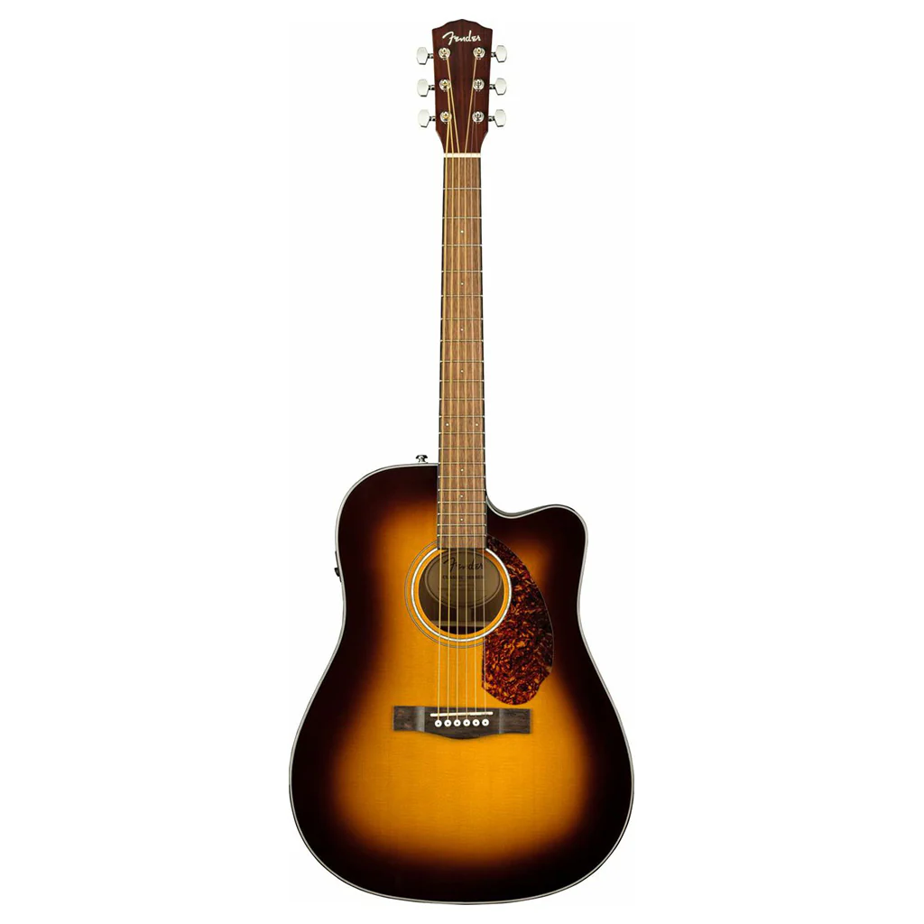 Fender - CD-140SCE Dreadnought - Walnut Fingerboard - Sunburst - Image 2