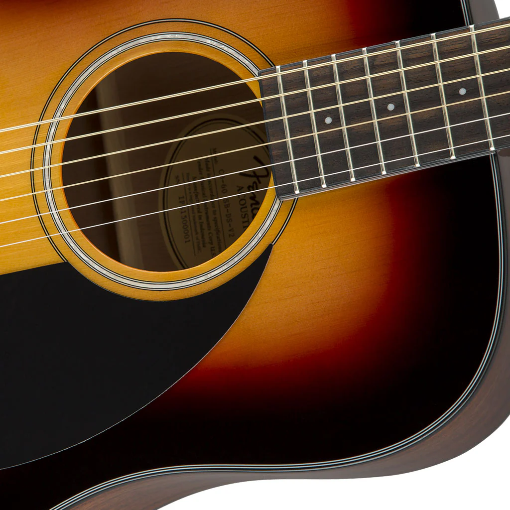Fender CD-60 Dreadnought V3 - Sunburst - Image 6