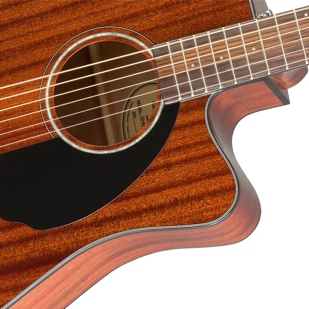 Fender CD-60SCE Dreadnought - All-Mahogany - Image 6