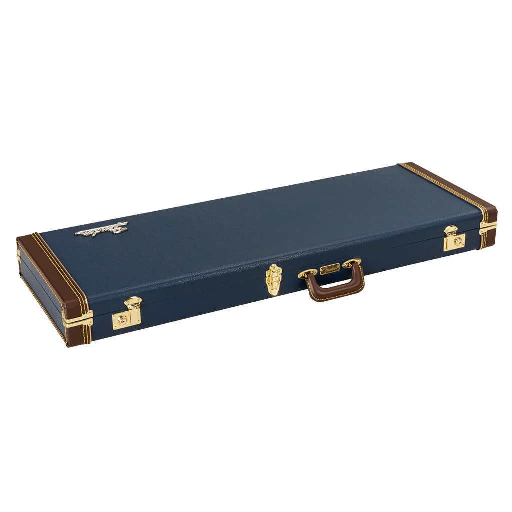 Fender - Classic Series Wood Case Strat/Tele, Navy Blue - Image 2