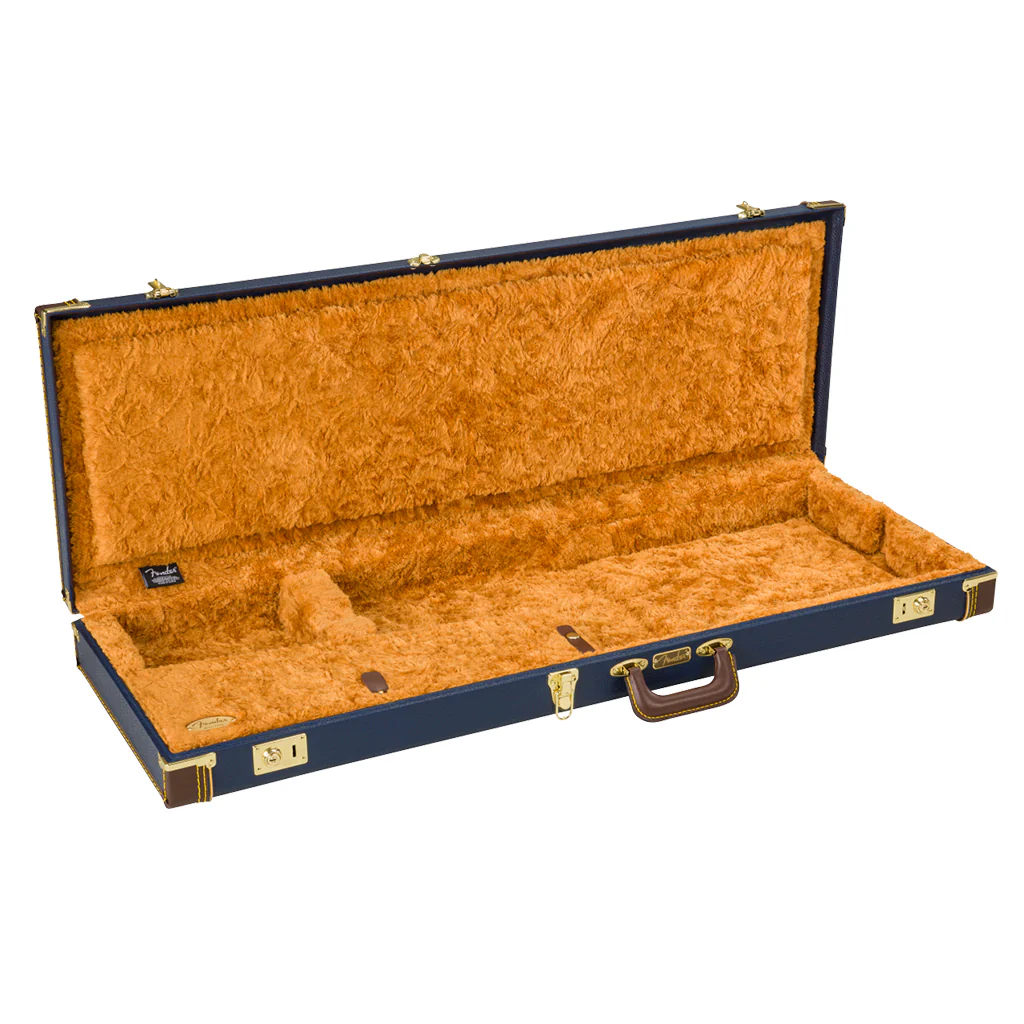 Fender - Classic Series Wood Case Strat/Tele, Navy Blue - Image 3