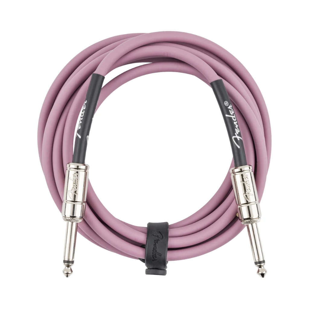 Fender Contour Series Instrument Cable - Burgundy Mist, 10 feet