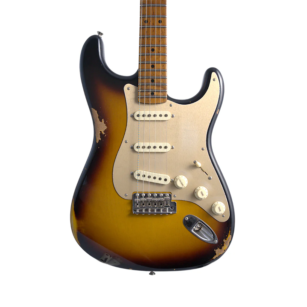 Fender Custom Shop 1956 Stratocaster Closet Classic Electric Guitar - 2-Tone Sunburst - Image 2