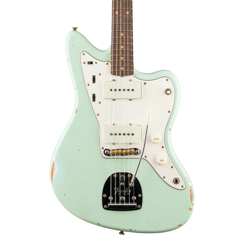 Fender Custom Shop 1963 Jazzmaster Relic - Aged Surf Green,  Rosewood Fingerboard - Image 2
