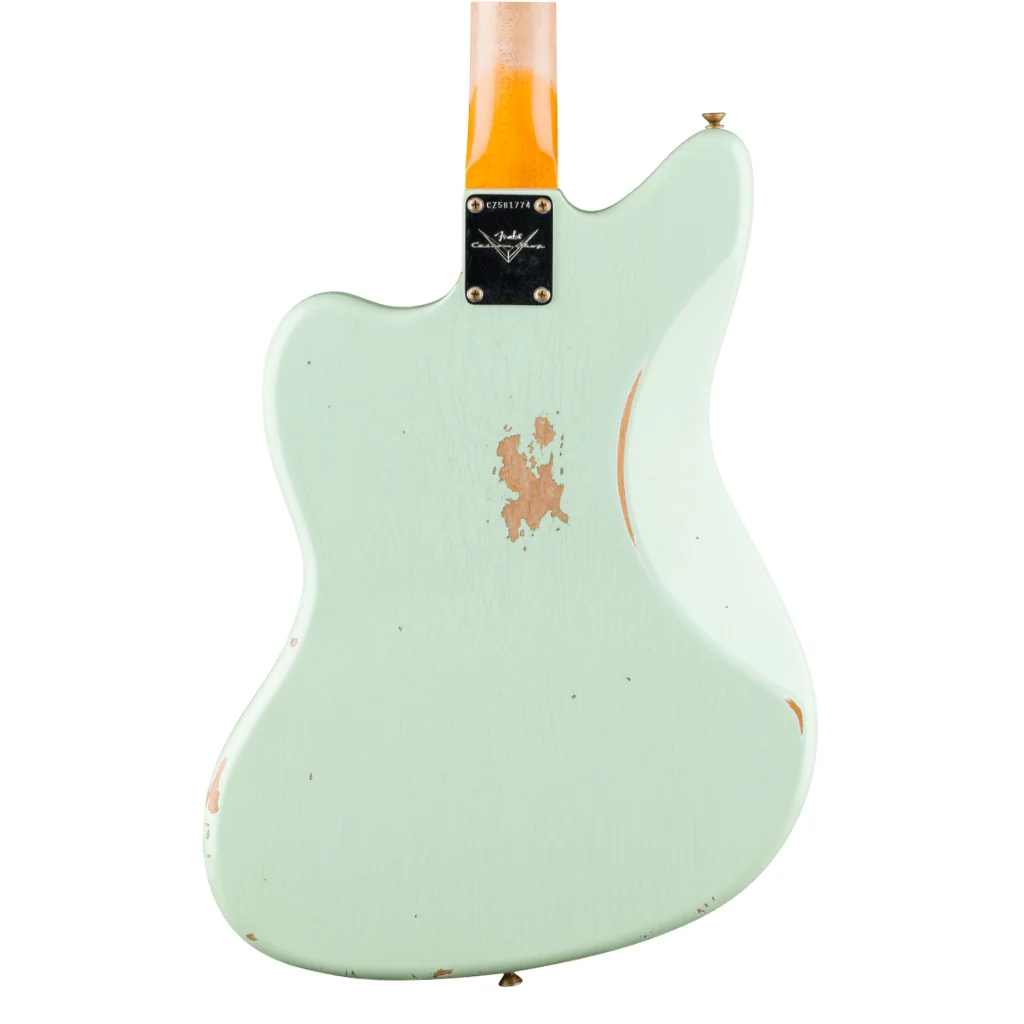 Fender Custom Shop 1963 Jazzmaster Relic - Aged Surf Green,  Rosewood Fingerboard - Image 3