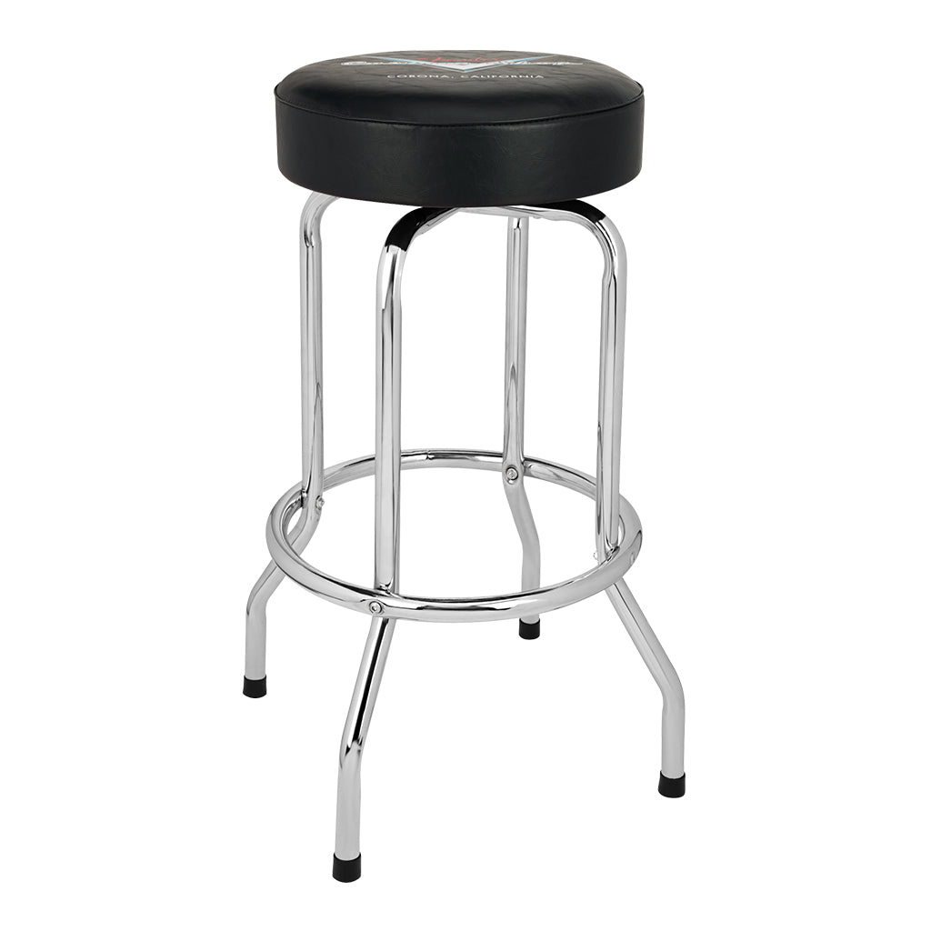 Fender Custom Shop Chevron Logo Barstool in Black - 30 Inch