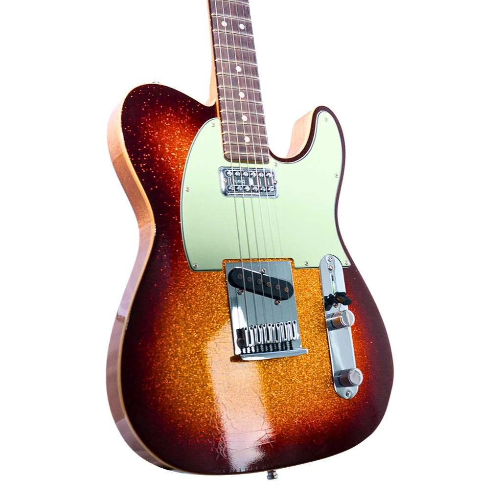 Fender Custom Shop Dual Stack HS Telecaster Closet Classic - 3 Colour Sparkle Sunburst - Image 8