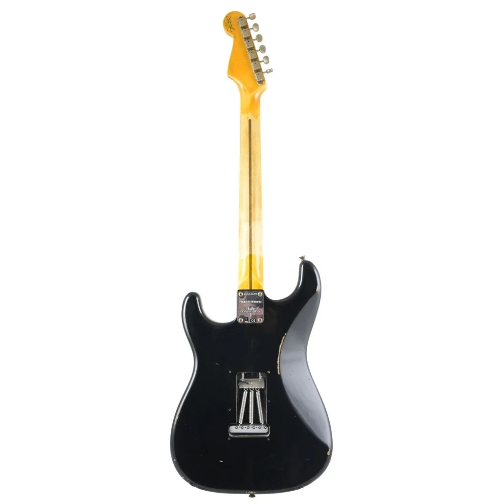 Fender Custom Shop Limited Edition Poblano II Stratocaster® Relic® - Maple Fingerboard - Aged Black - Image 3