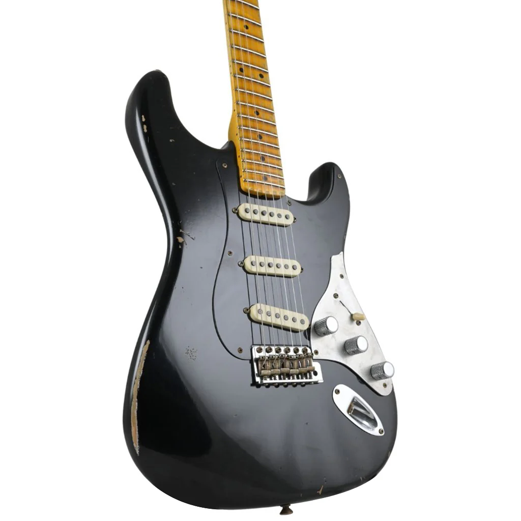 Fender Custom Shop Limited Edition Poblano II Stratocaster® Relic® - Maple Fingerboard - Aged Black - Image 7