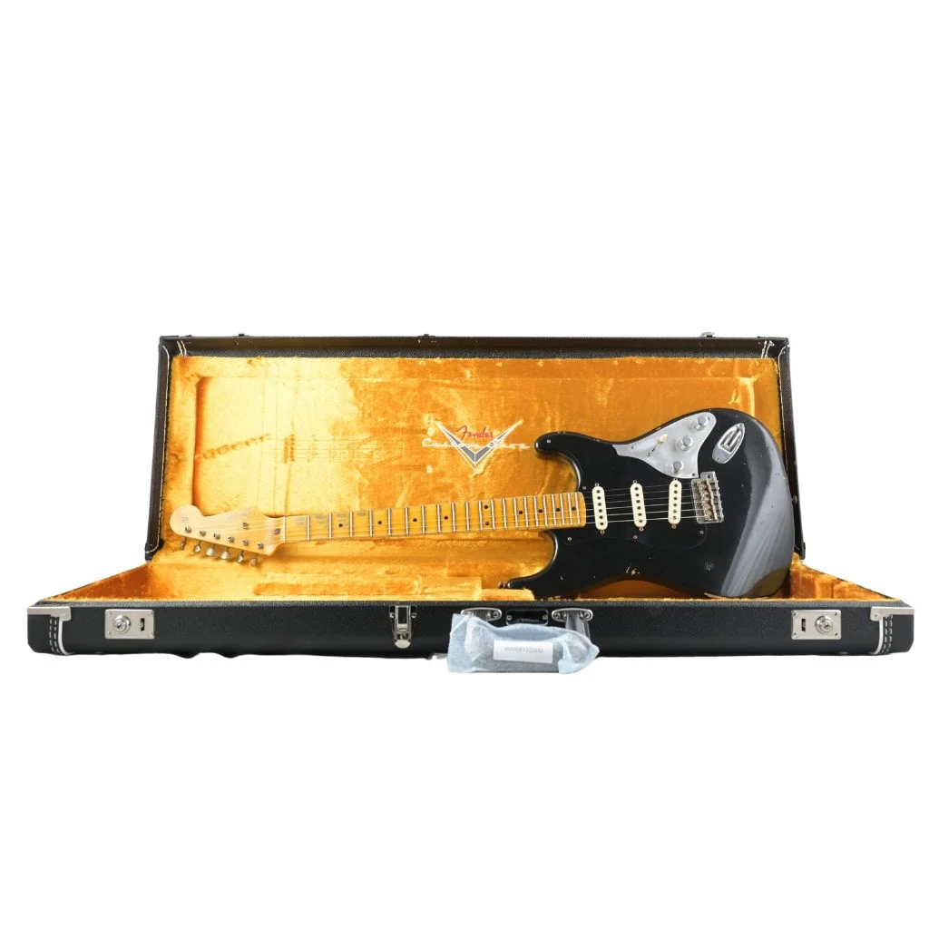 Fender Custom Shop Limited Edition Poblano II Stratocaster® Relic® - Maple Fingerboard - Aged Black - Image 9