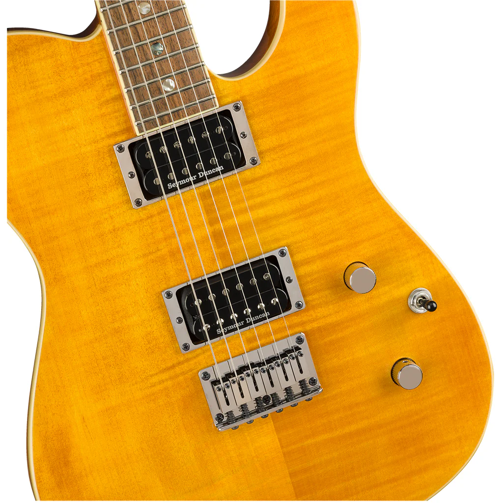 Fender Custom Telecaster HH - Flame Maple Amber - Laurel - Image 4